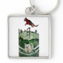 Hund av satian, vätemålning