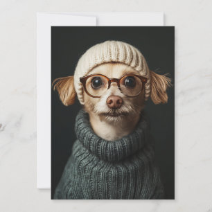 Hund av snyggt i Mysigt utsmyckning Inbjudningar