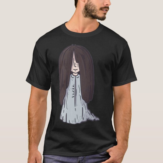 hund av svart mörk t shirt (Framsida)