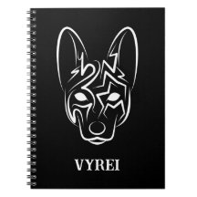 Hund av svartvita stammar