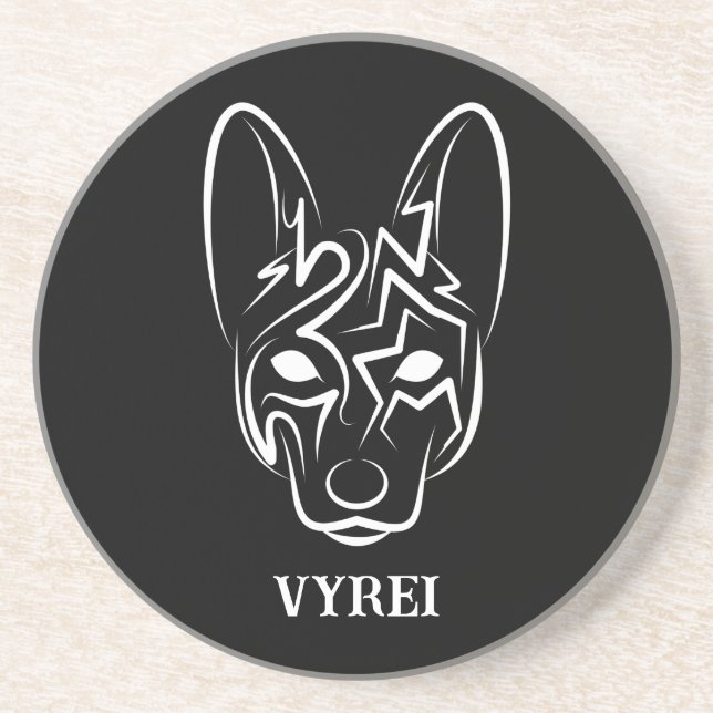 Hund av svartvita stammar underlägg (Framsidan)