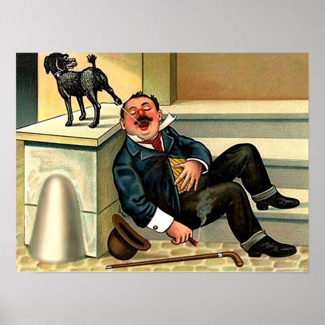 HUND av Vintage AV  AV RUDE AWAKENING Poster (Framsidan)