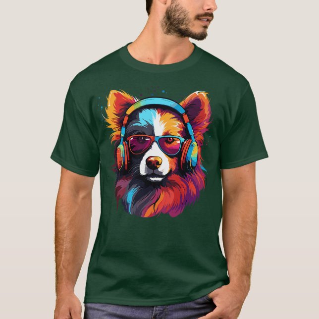 Hund Avatar T Shirt (Framsida)