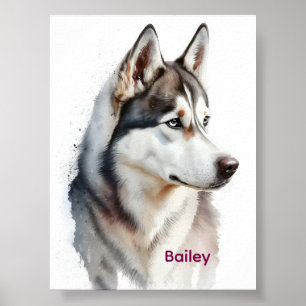 Hund Badrum Väggkonst, Boxer Som Tar En Bad Poster