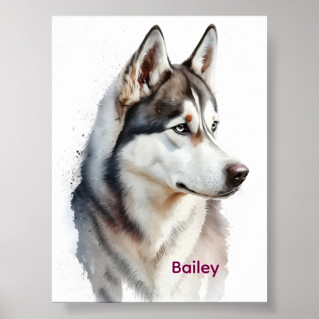 Hund Badrum Väggkonst, Boxer Som Tar En Bad Poster (Framsidan)