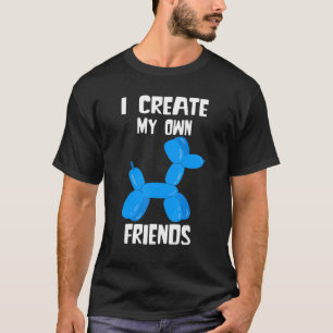 Hund Ballon Artist Balloon Twister Skapar jag min T Shirt
