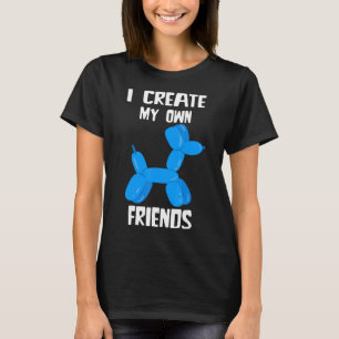 Hund Ballon Artist Balloon Twister Skapar jag min T Shirt