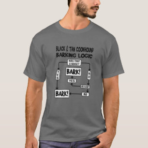 Hund Barking Logic, Hund Gift, Funny Black T Shirt