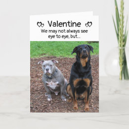 Hund Barks and Woofs Valentine Day Card Helgkort