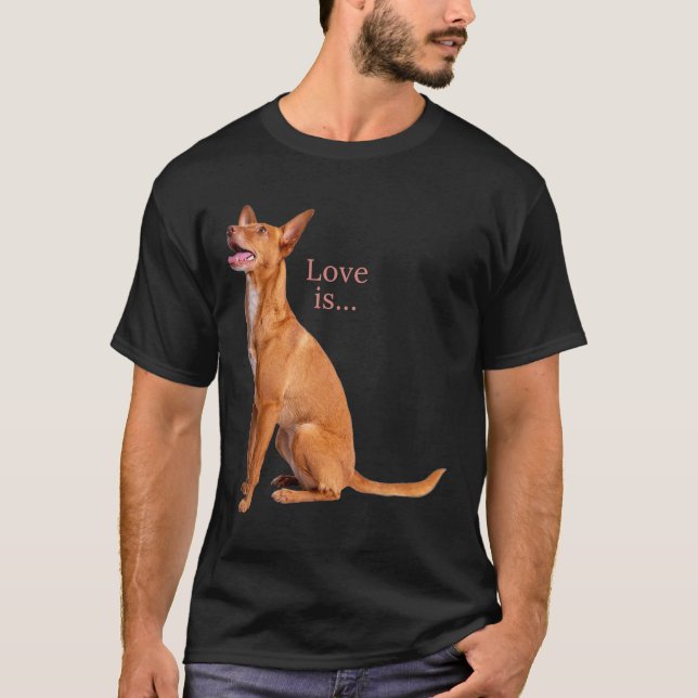 Hund Basenji Kärlek Basenji Shirt Hund Pappa Puppy T (Framsida)