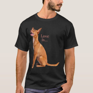 Hund Basenji Kärlek Basenji Shirt Hund Pappa Puppy T Shirt