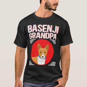 Hund Basenji Manar Basenji Grandpa Hundägare Basen T Shirt