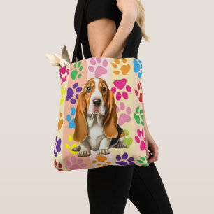 Hund, Basset Hound Tygkasse