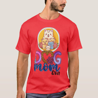 Hund Bästa Hund Mamma någonsin Hund Design Hund vi T Shirt