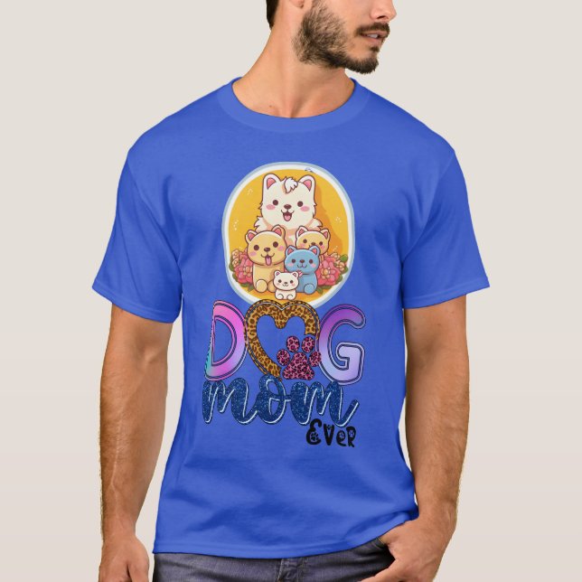 Hund Bästa Hund Mamma någonsin Hund Design Hund vi T Shirt (Framsida)