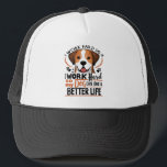 Hund bästa livstid keps<br><div class="desc">🧢 jag arbetar hårt så att min Hund kan få ett bättre liv - Truckerkeps 🐶 låt oss vara verkliga - detta säger hela sanningen och ingenting annat än sanningen. Du är inte här ute och mullrar för yachter eller berömmelse.. du gör det för valp glass, mysiga sängar, klämmande leksak...</div>