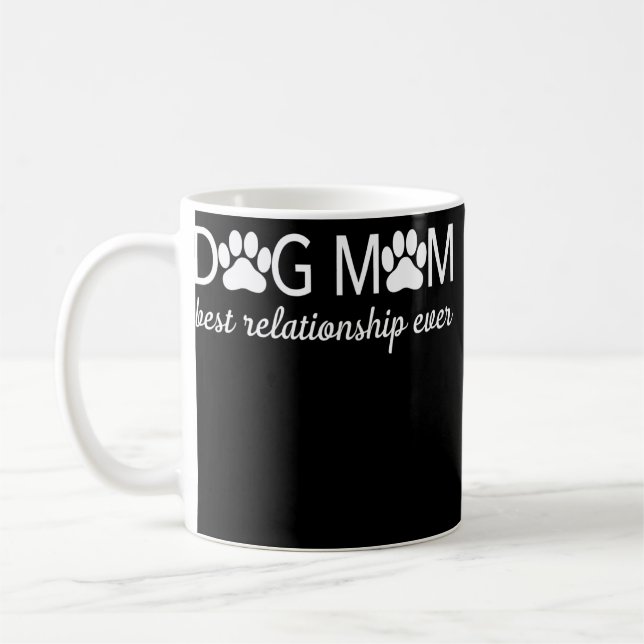 Hund bästa relation någonsin skör  kaffemugg (Vänster)