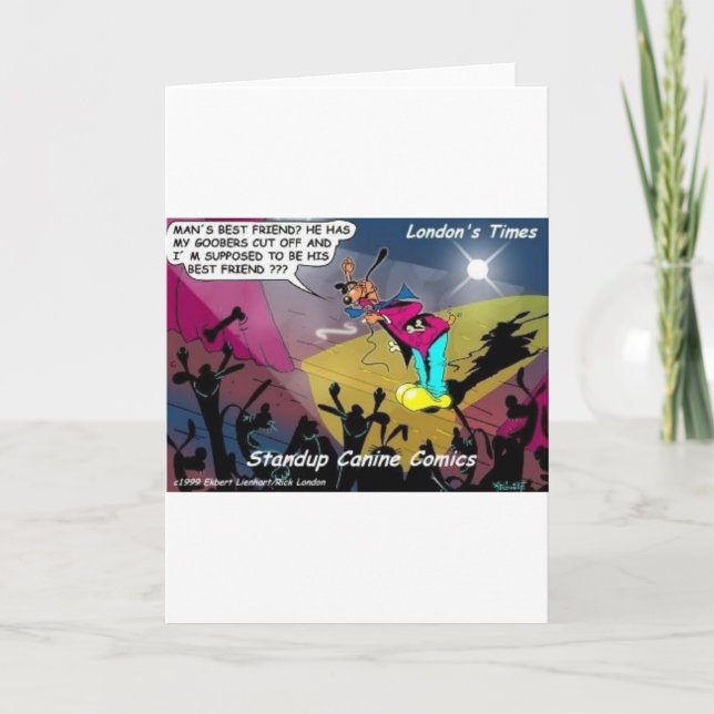 Hund bästa vän? Lena gåvor och samgåenden Kort (Framsida)