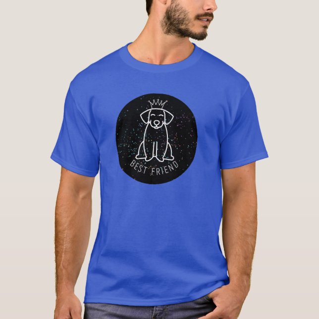 Hund bästa vänner t shirt (Framsida)