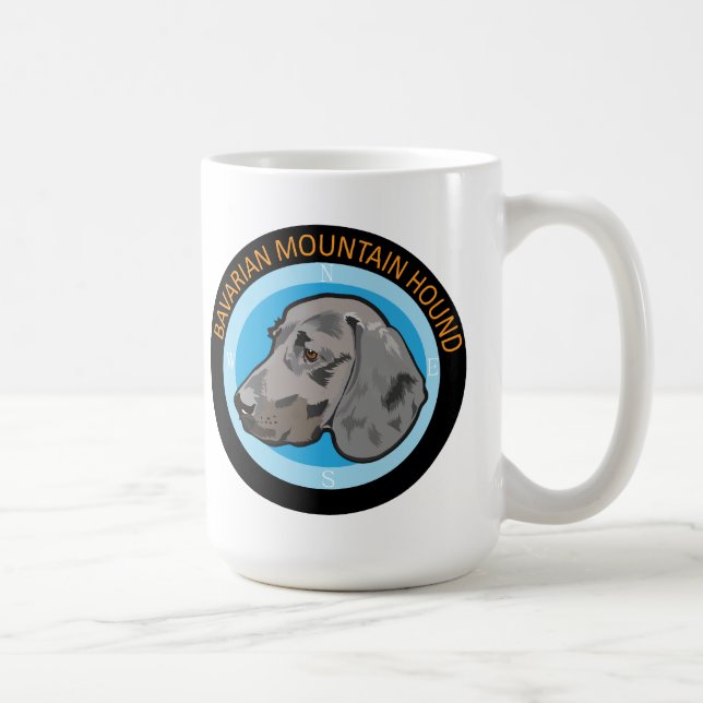 Hund Bavarian bergsund Kaffemugg (Höger)