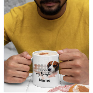 Hund Beagle Coffee Mugg, Kopp