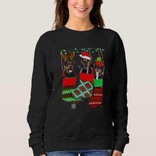 Hund Beagle Jul Sockar Xmas Pyjamas Husdjur Valp T Shirt