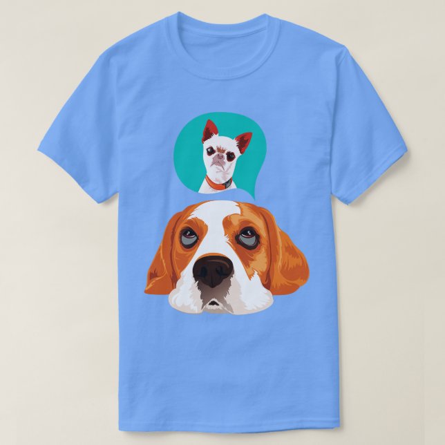 Hund Beagle T Shirt (Design framsida)