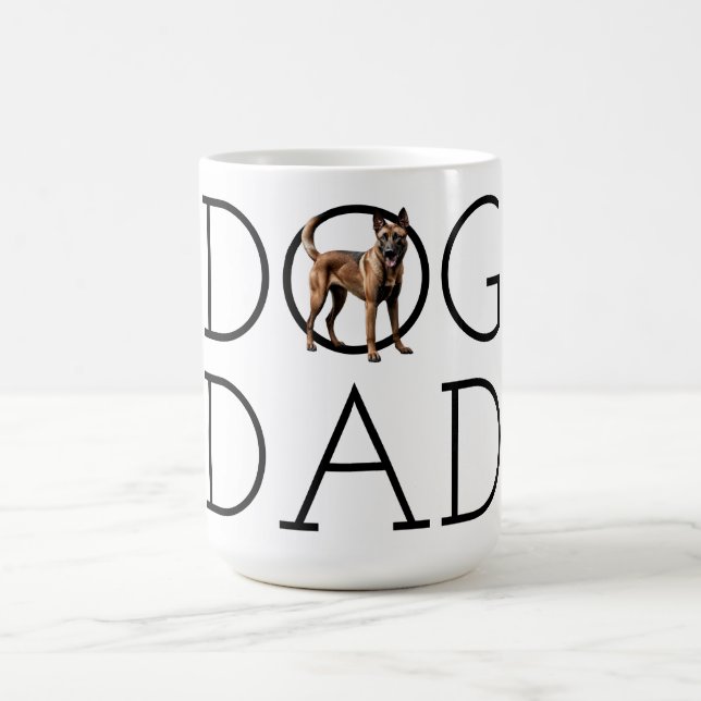 Hund belgisk malinois kaffemugg (Center)