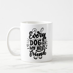 Hund Best Friend Mugg