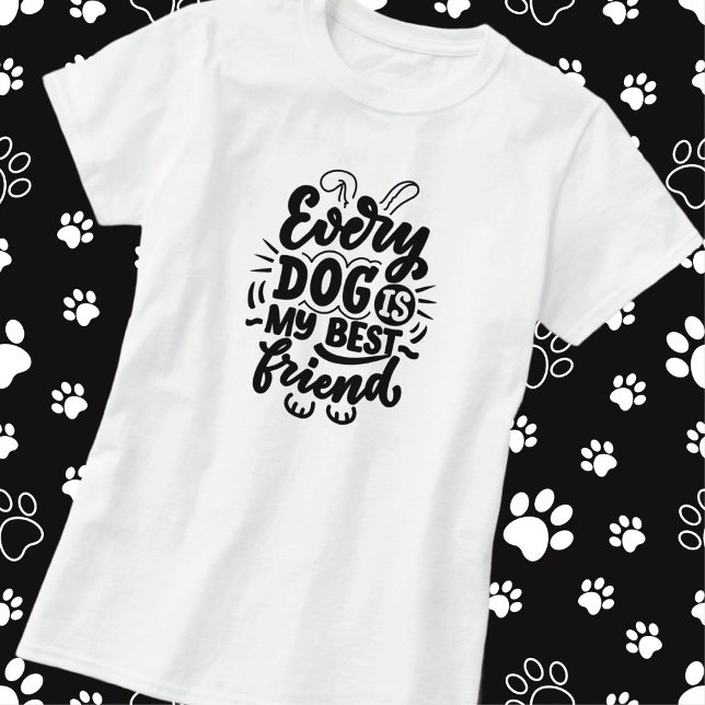 Hund Best Friend T-Shirt (Skapare uppladdad)
