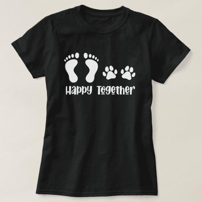 Hund Best Friend T-Shirt (Design framsida)