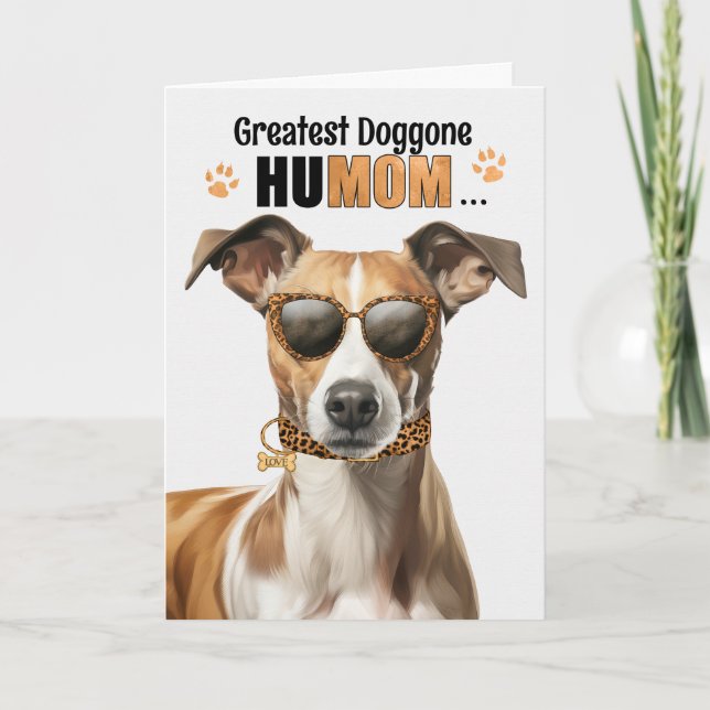 Hund Best HuMOM Now Mors dag Helgkort (Framsida)