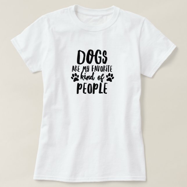 Hund Best People T-Shirt (Design framsida)
