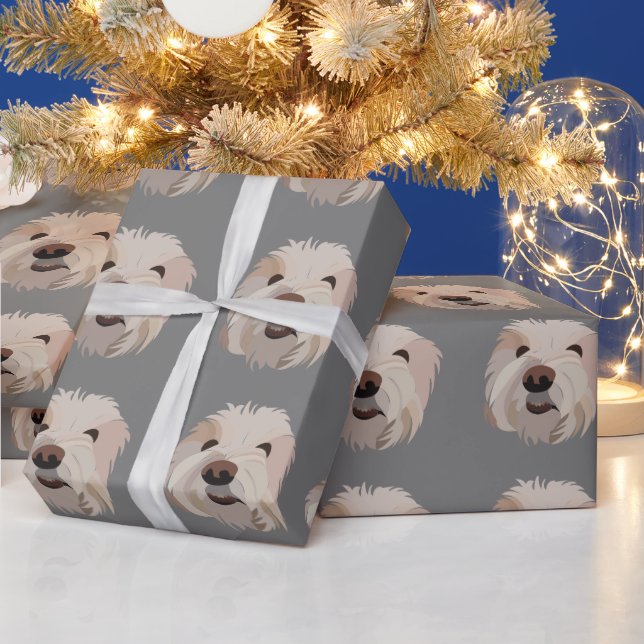 Hund Bichon Frise Söt Hund Presentpapper (Helgdagar)