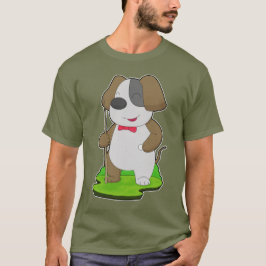Hund Billiard Queue T Shirt