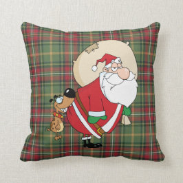 hund bitande Santa Kudde