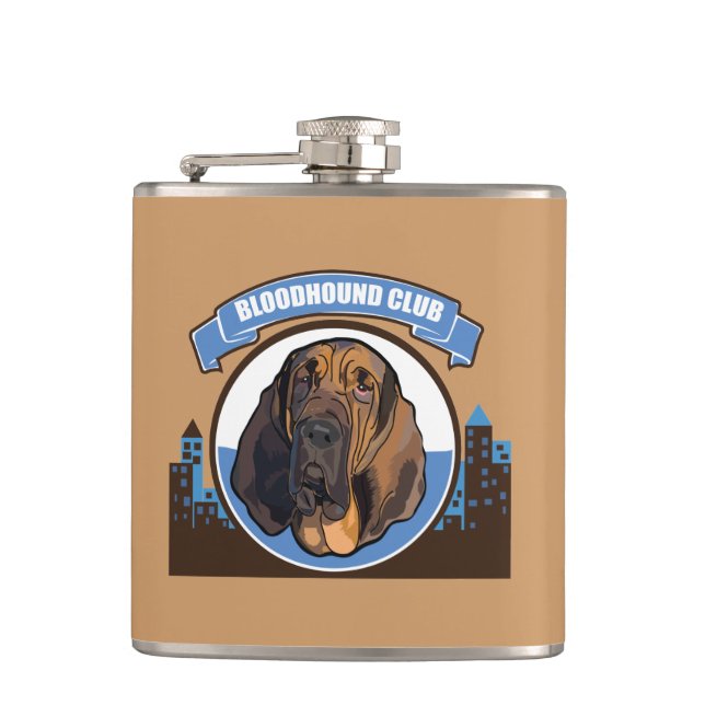 Hund Bloodhound-Klubb Fickplunta (Framsidan)