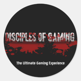 Hund Bloodstäng-etikett Runt Klistermärke