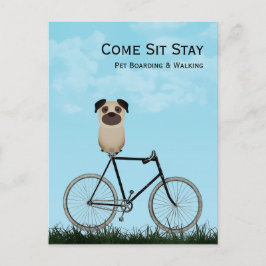 Hund Boarding, Walking, Sitta, Training Business Vykort