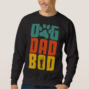 Hund Bod Pappa Fars dag Hund Dogdad Lång Ärmad Tröja