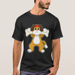 Hund BodyBuilder Bone T Shirt