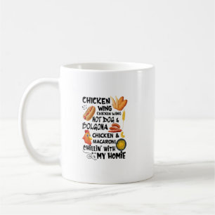 Hund Bologna M. Vinge Chicken Vinge Hett Kaffemugg