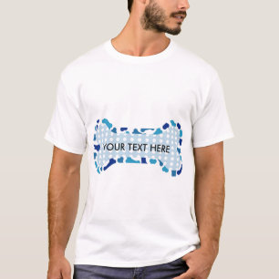 Hund Bone (Blue) T-shirt