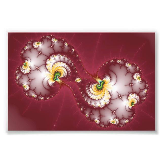 Hund Bone Chew - Fractal Fototryck (Framsidan)