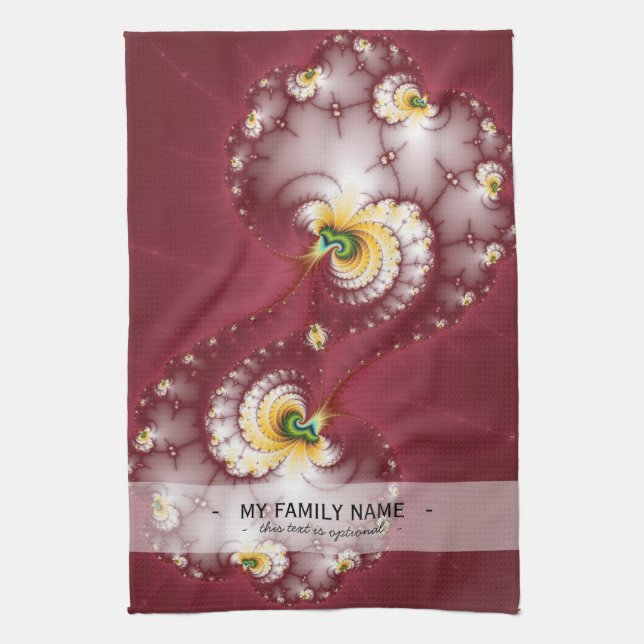 Hund Bone Chew - Fractal Kökshandduk (Vertikal)