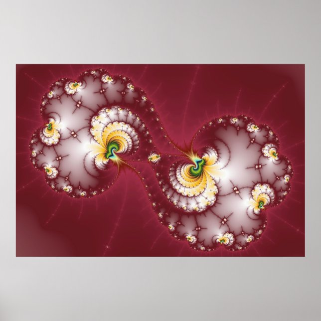 Hund Bone Chew - Fractal Poster (Framsidan)