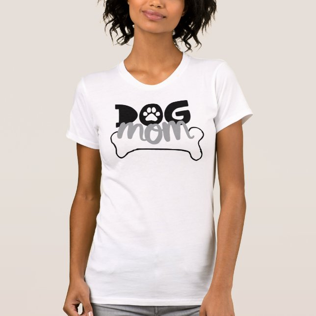 Hund Bone citerar om Hund som är Hund för familjen T Shirt (Framsida)