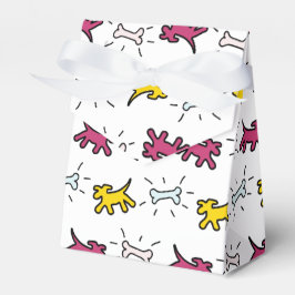 Hund Bone Graffiti Stil Välj Färg-favoritruta 2 Presentaskar