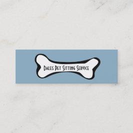 Hund Bone Pet Business Mini Visitkort