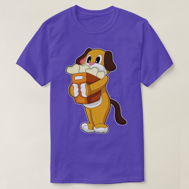 Hund Bone Shopping bag T Shirt (Design framsida)